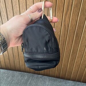 lululemon athletica Black Mini Backpack Pouch